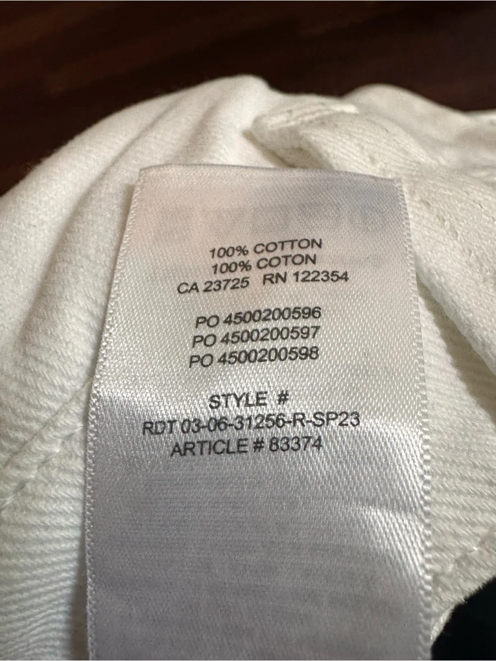 TNA • ARITZIA White Cargo Jeans Size